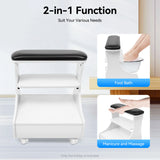 Foot Bath Stool Foot Rest Pedicure Manicure Funiture Trolley Footbath