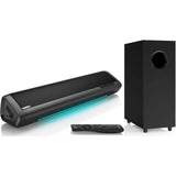 Sound Bars for TV with Subwoofer, 2.1 Deep Bass Small Soundbar Monitor