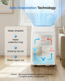 12000BTU 4-in-1 Cools 600 Sq.Ft, Quiet AC Unit with Fan & Dehumidifier