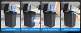 2 Pack 12L & 18L Automatic Trash Can Bathroom Touchless Motion Sensor Garbage Can with Lid for Bedroom living Room