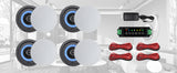 Herdio 4 " 320 Watts 2-Way Bluetooth Ceiling Speakers Package Perfect For Home Theater System Living