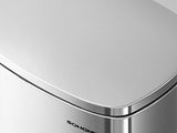SONGMICS 13 Gallon (50 L) Trash Can, Stainless Steel Kitchen Garbage Can, Recycling or Waste Bin, Soft