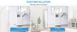 3-in-1 Portable AC, Dehumidifier, and Fan Mode, AC Unit with 24H Timer