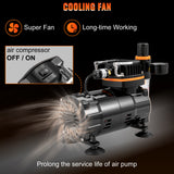 SucceBuy Professional Dual-Action Airbrush Kit 120W Electric Spray Gun Air Brush Painting