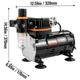 SucceBuy Professional Dual-Action Airbrush Kit 120W Electric Spray Gun Air Brush Painting