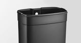SONGMICS 13 Gallon (50 L) Trash Can, Stainless Steel Kitchen Garbage Can, Recycling or Waste Bin, Soft