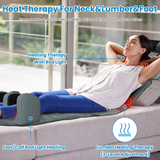 Full Body Vibration Massage Mat with Neck & Foot Massager