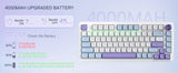 Redragon K673 MAX 75% Wireless Gasket RGB 81 Keys PBT Mechanical