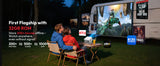 XGODY Projector Netflix Officially 700 ANSI 4K Voice Control Smart for Home
