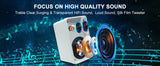 Herdio 3.5'' 2PCS Passive Outdoor Speakers Wired Waterproof 200W 3 Way Premium Mountable Wall Mount