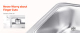 SucceBuy 8Qt 4/6 Packs Chafing Dish Buffet Set Stainless Steel Chafer Rectangle Catering Warme