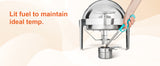 SucceBuy Roll Top Chafing Dish Buffet Set 6 Qt 2 Pack Stainless Steel Chafer