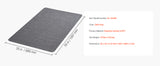 SucceBuy Chair Mat Plastic Floor Protector Rug with Studded Non-Slip