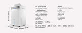 SucceBuy 52Pints Dehumidifier for Home & Basement Drain Hose