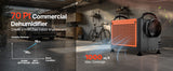 SucceBuy Commercial Dehumidifier with Drain Hose Crawl Space Dehumidifiers