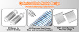 SucceBuy Commercial Meat Tenderizer Heavy Duty Stainless Steel