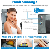 Full Body Vibration Massage Mat with Neck & Foot Massager