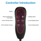 Full Body Vibration Massage Mat with Neck Kneading Massager for Family