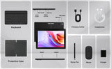 A7L 10.1 Inch Android14 Tablet 14GB RAM 64GB ROM Octa-Core Processor HD IPS WiFi Protective Case Pen Keyboard