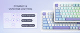 Redragon K673 MAX 75% Wireless Gasket RGB 81 Keys PBT Mechanical