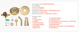 SucceBuy Tub and Shower Faucet Set with Rainfall Shower Head and Spout Single-Handle Tub Trim Kit with Pressure
