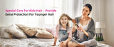 10000mAh Cordless Hair Straightener Comb Brush 5S Fast Heating for Travel - 300M Negative Ions