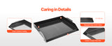 SucceBuy Carbon Steel Griddle Universal Flat Top Rectangular Plate Gas Grill Griddle