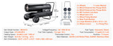 SucceBuy Portable Torpedo Diesel Space Heater W/ Thermostat Tank Energy