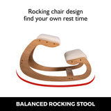 SucceBuy Ergonomic Kneeling Chair Stool W/ Thick Cushion Home Office Chair Improving Body Posture