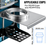SucceBuy Manual Cup Sealer Machine 300-500 Cup/h with Heating Technology