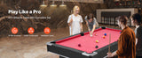 SucceBuy 6 ft Pool Table Adjustable Feet Game Table Includes Ball Cue