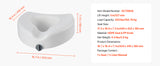 SucceBuy Raised Toilet Seat 5-Inch Lift Height Widened Commode Elevated Toilet Seat Rise