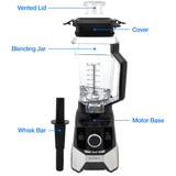 High Speed 33000 RPM 1400W Industrial Power Professional Blender w/ 3 Presets,