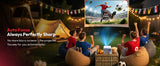 XGODY Projector Netflix Officially 700 ANSI 4K Voice Control Smart for Home