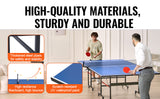 Indoor MDF Portable Table Tennis Table Foldable Ping Pong Table with Net