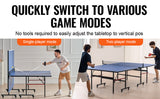 Indoor MDF Portable Table Tennis Table Foldable Ping Pong Table with Net