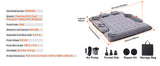 SucceBuy Truck Bed Air Mattress for 5.5-6.5 ft Full Size Short Truck Beds