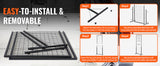 SucceBuy Grid Wall Panels Tower Wire Gridwall Display Racks Double Side Gridwall Panels for Art Craft Shows