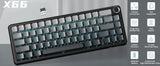 ATTACK SHARK X66 Wireless Mechanical Keyboard with Side Printed PBT Keycaps