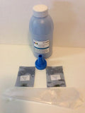 200g Cyan Toner Refill Kit + 2 Chips For Dell Printers